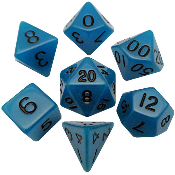 Fanroll - 16mm Acrylic Polyhedral Dice Set