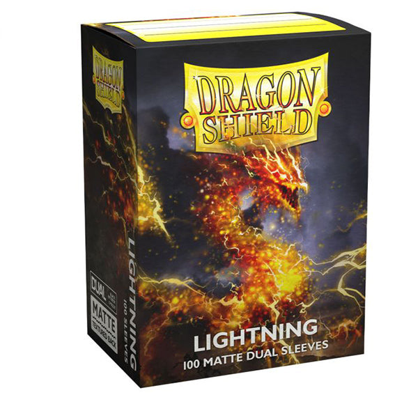 Dragon Shield - Dual Matte Standard Size Sleeves 100pk - Lightning