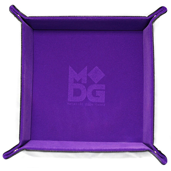 Fanroll - Fold Up Velvet Dice Tray w/ PU Leather Backing