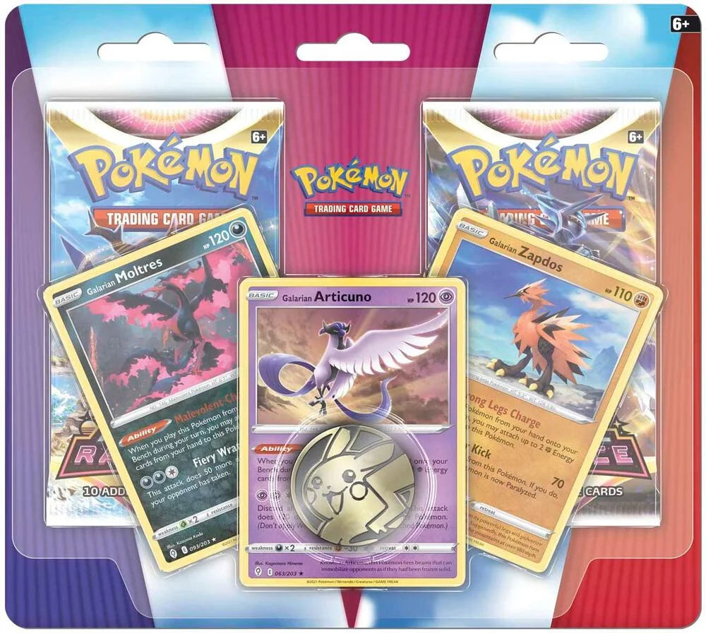 Enhanced 2-Pack Blister Pack (Galarian Articuno, Galarian Zapdos, & Galarian Moltres)