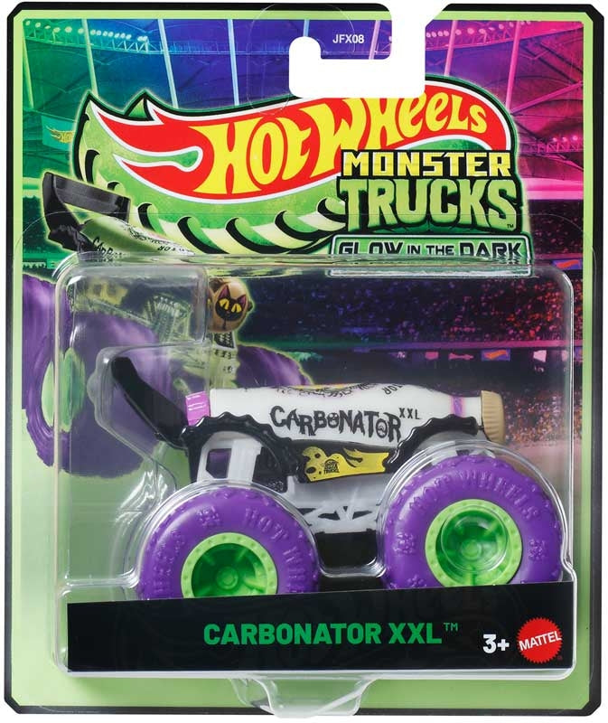 HOT WHEELS MONSTER TRUCKS GLOW IN THE DARK 1:64 ASSORTMENT