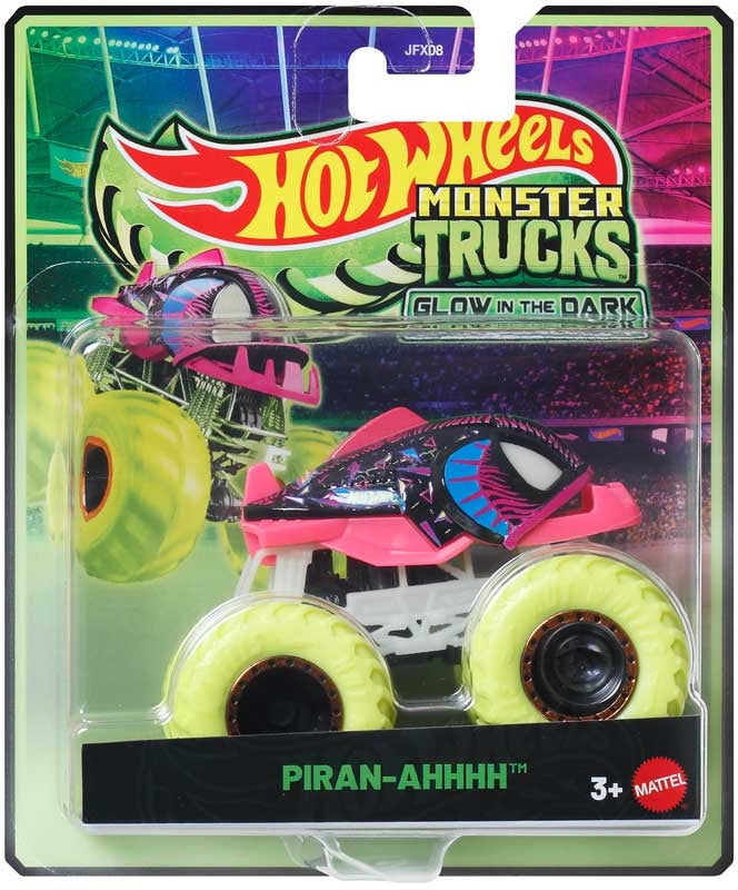 HOT WHEELS MONSTER TRUCKS GLOW IN THE DARK 1:64 ASSORTMENT