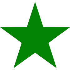 GREEN STAR 50p