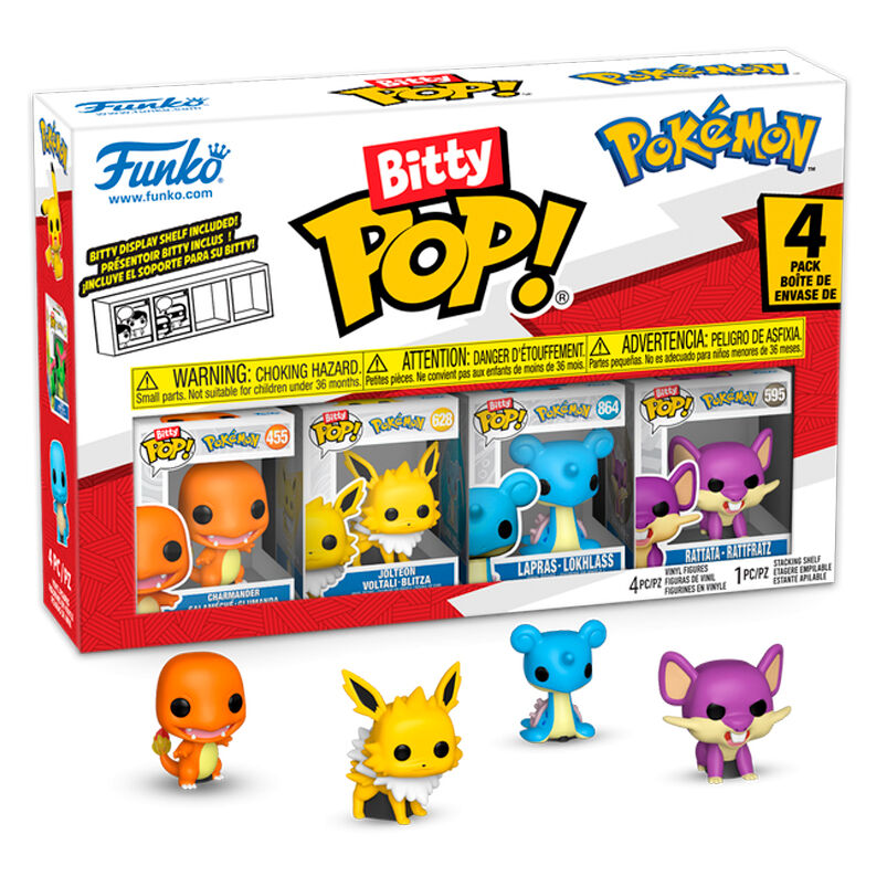 Blister 4 figures Bitty POP Pokémon Charmander