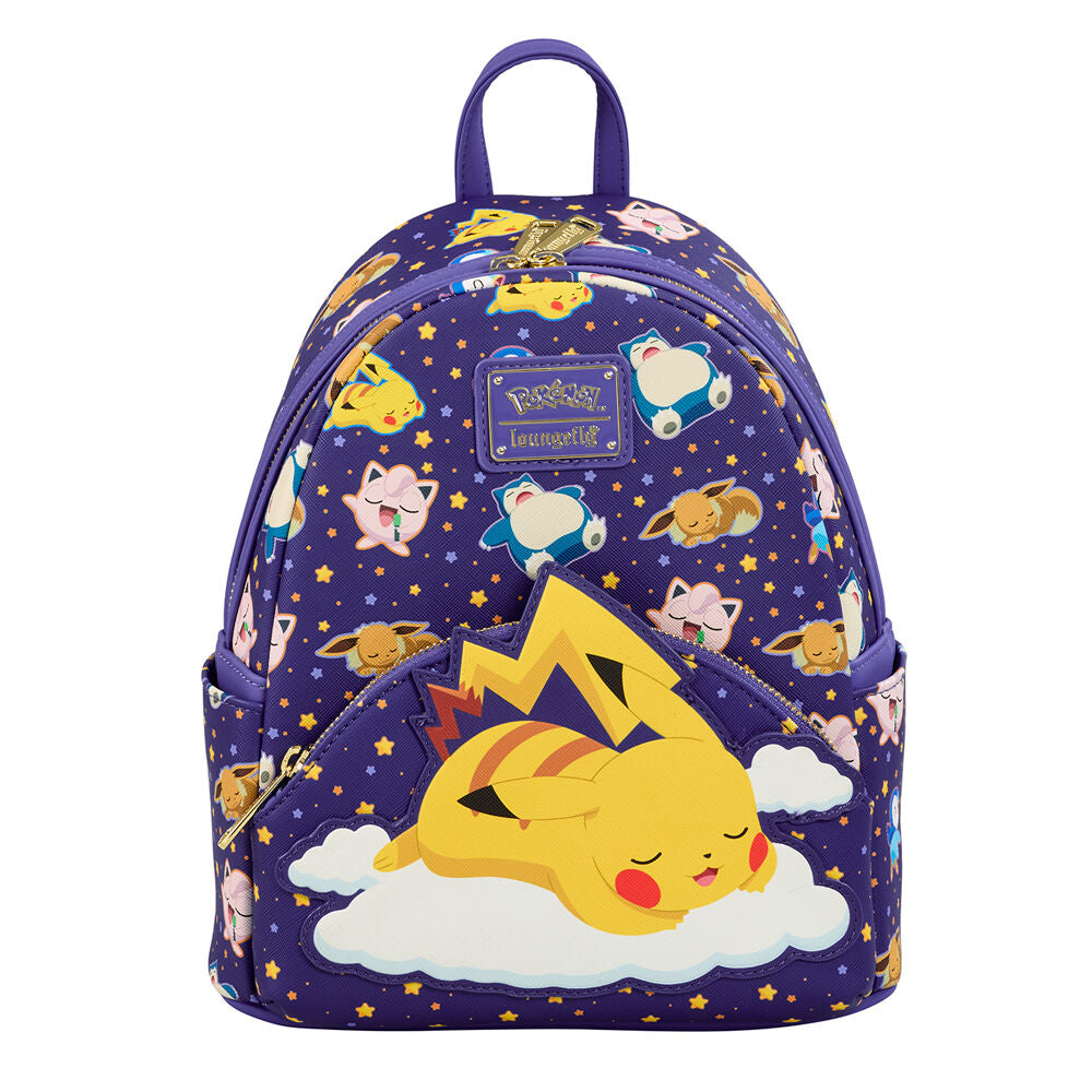 Loungefly Pokemon Sleeping Pikachu and friends Backpack