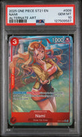 Nami [Parallel Foil] ST21-009 One Piece Starter Deck 21: Gear5 PSA 10