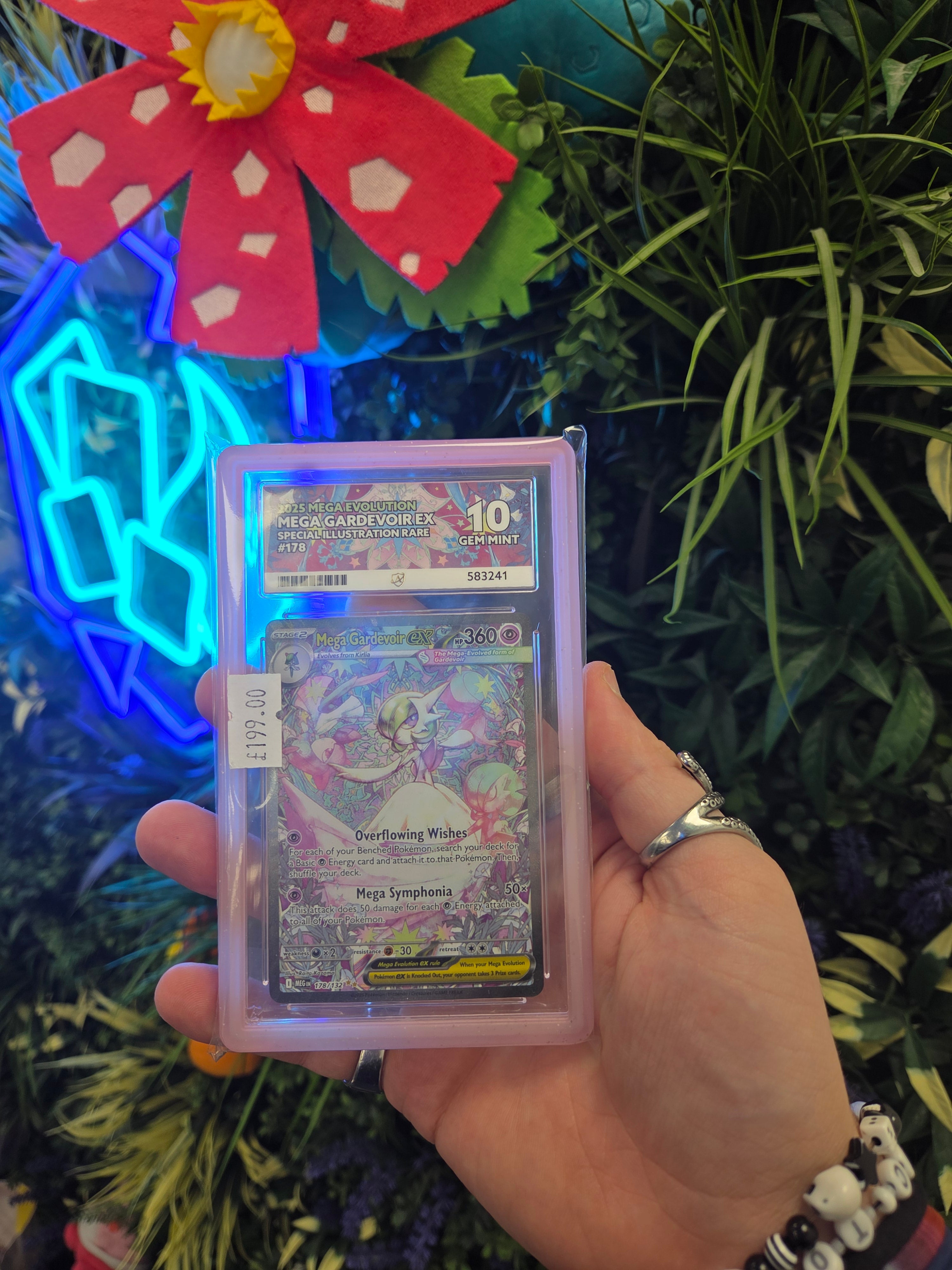 GRADED Mega Gardevoir EX 178 ACE 10