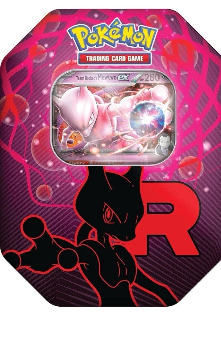 Pokemon Team Rocket Tin with Foil Promo Card