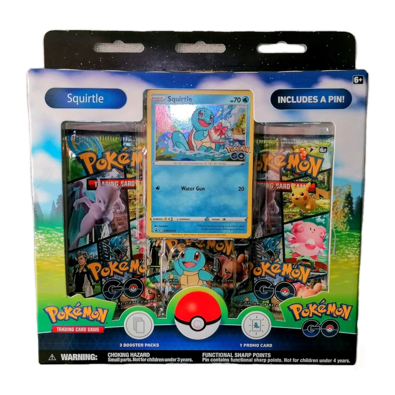Pokémon TCG: Pokémon GO Pin Collection (Squirtle) - New & Sealed