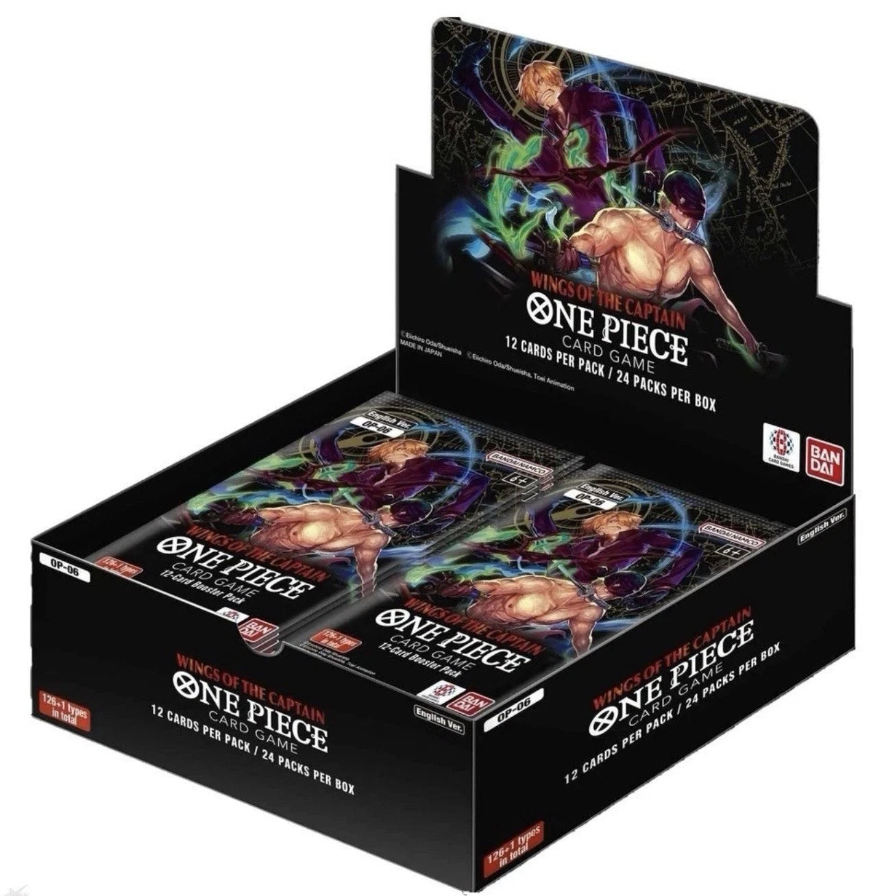 One Piece Card Game OP-06 Wings Of The Captain Booster Box (No Shrink)