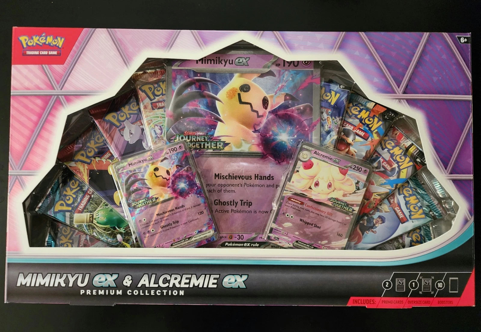 NEW SHOP STOCK Mimikyu ex & Alcremie ex Premium Collection Box