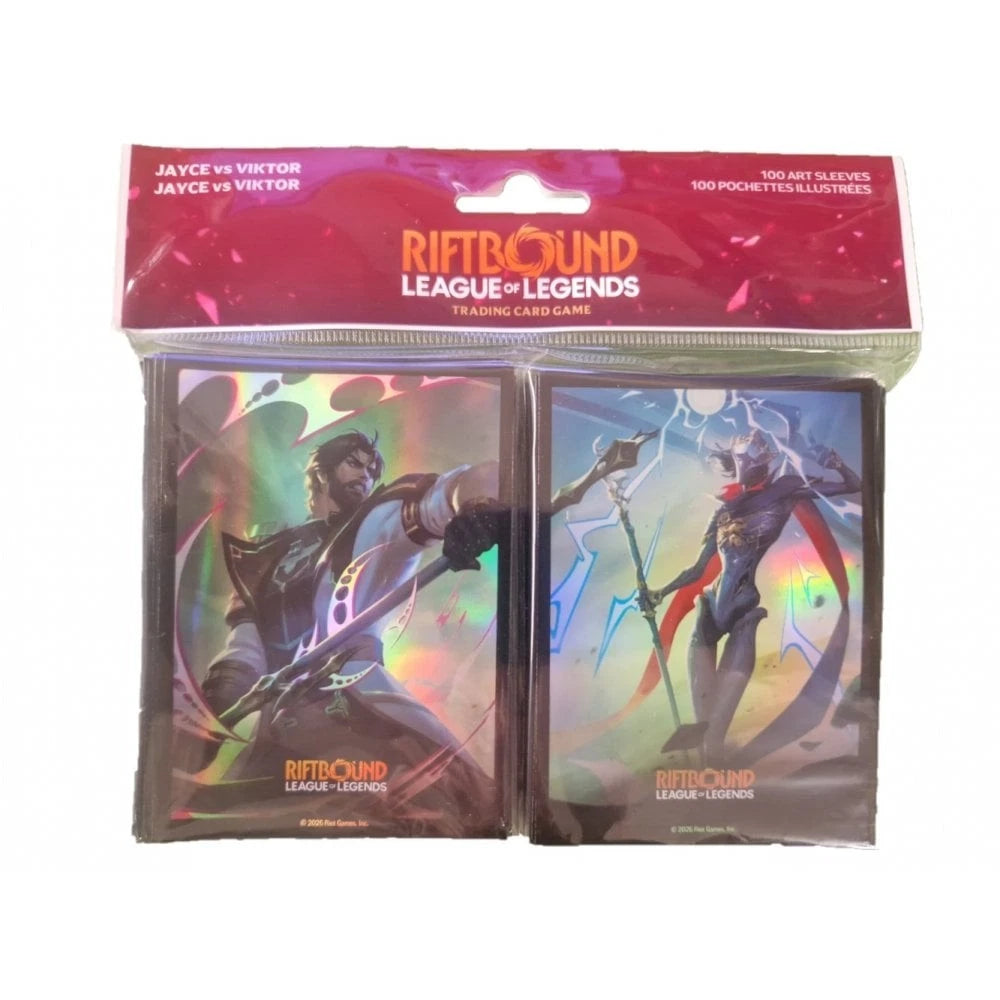 Riftbound League of Legends - Vendetta - Art Sleeves -Jayce vs Viktor