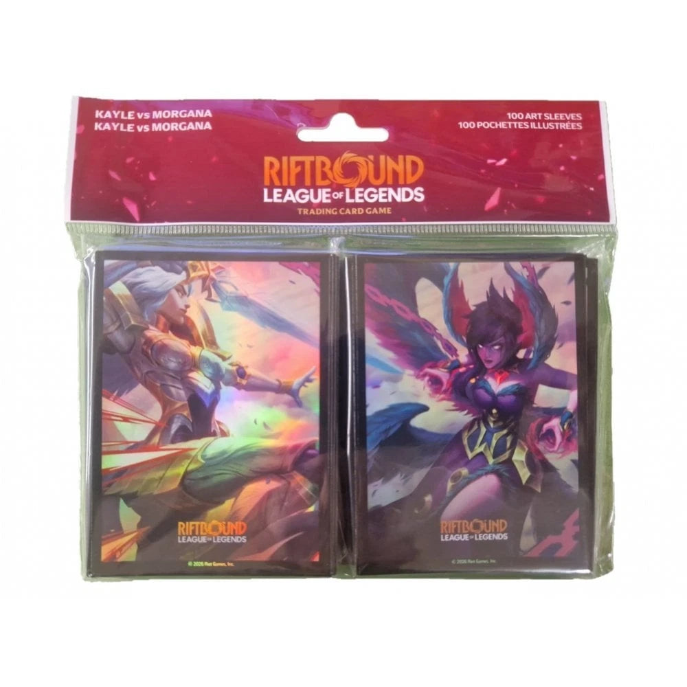 Riftbound League of Legends - Vendetta - Art Sleeves - Kayle vs Morgana