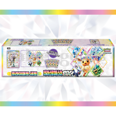 Pokemon Eeveelutions Terastal Festival ex High Class sv8a Korean Playmat Collection Set