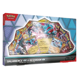 NEW SHOP STOCK Salamence ex & Reshiram ex Premium Collection