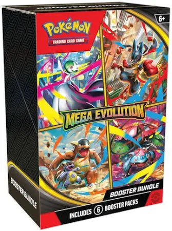 Pokémon Mega Evolution Booster Bundle (6 Packs)