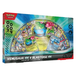 NEW SHOP STOCK Venusaur ex & Blastoise ex Premium Collection