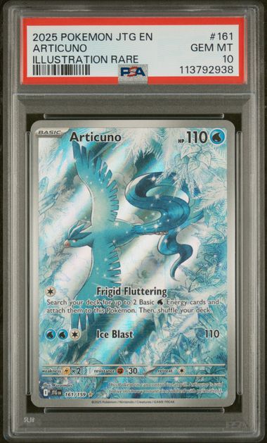 GRADED #161 ARTICUNO ILLUSTRATION RARE PSA 10
